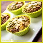 Spinach muffins with lemon twist