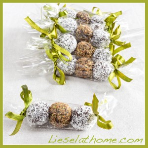 chocolate sweets, wrapped as gift