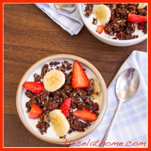 chocolate muesli - like cookies