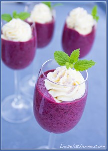 blueberry chia dessert