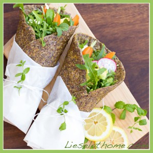 grain free wraps made with egg and flaxseed