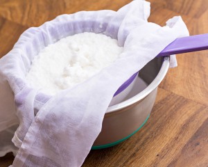 making coconut milk